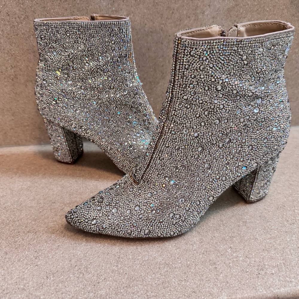 Betsey Johnson Sparkle Bootie